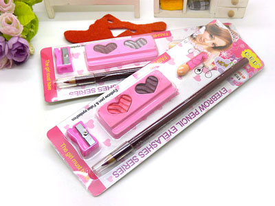 化妆套装工具眼影刷 眉刷 眉笔压缩4件套 -眼影眉笔4件套T01