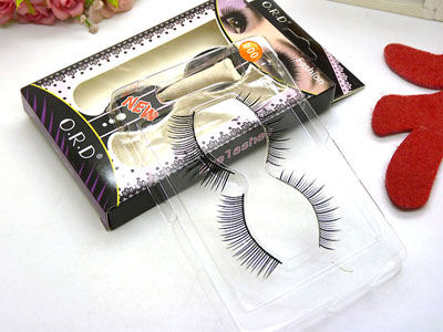 欧美高档纯手工天然水貂毛棉线梗自然裸妆款 -仿真睫毛309