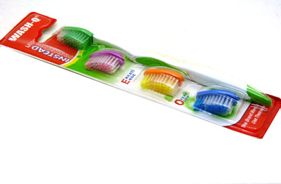 软毛细毛牙刷 抗菌牙刷 健齿牙刷－－-7060换头牙刷 