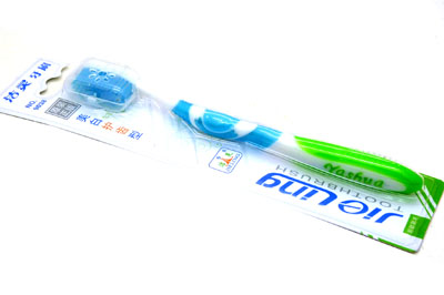 软毛细毛牙刷 抗菌牙刷 健齿牙刷－－-9038洁灵卡座牙刷