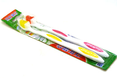 软毛细毛牙刷 抗菌牙刷 健齿牙刷－－-2支牙刷A16