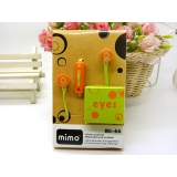 正品 MIMO 通用耳机电脑mp3手机耳机线控入耳式耳塞耳麦带话筒 -8号