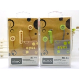 正品 MIMO 通用耳机电脑mp3手机耳机线控入耳式耳塞耳麦带话筒 -8号