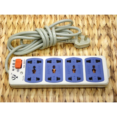 正品8孔插班插座 拖线板2米移动式电源转换器 -TX018
