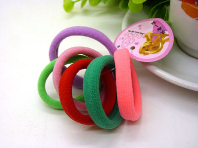 韩版高弹无缝皮筋发绳发圈成人发绳发圈6根 -6根皮筋大号