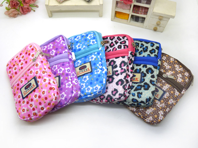 2015 韩国可爱布艺大手机包挂脖 -大号手机包