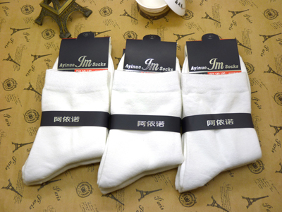 新款 冬季男士厚款全棉袜子时尚休闲拼色棉线男袜批发
