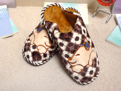 秋冬季男女居家鞋保暖防滑地板拖鞋 毛绒情侣鞋清新格子棉拖鞋