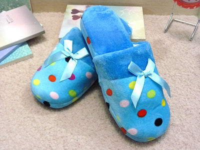 冬季男女情侣棉拖鞋 防滑实心厚底大嘴猴毛绒保暖拖鞋