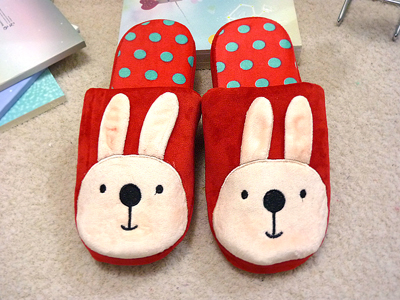 韩国家居拖鞋 男女冬天毛绒保暖棉拖鞋 防滑软底地板拖鞋