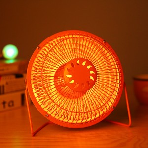 体积小 抵耗电 热量高 新款暖风机6寸铁艺小太阳/取暖器