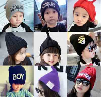 2015特价买贵双倍退款韩版秋冬季婴儿帽子男女儿童护耳帽宝宝帽毛线帽百款混搭