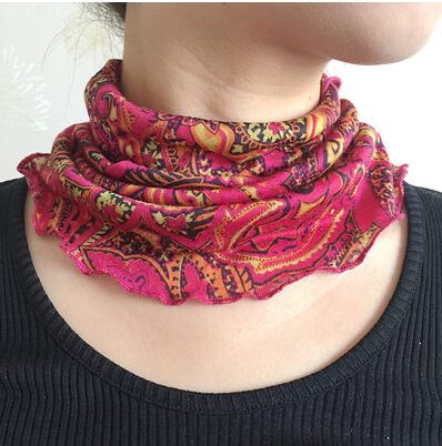 女款围脖脖套 女 冬季防晒百变无缝魔术头巾 套头围脖 -围脖