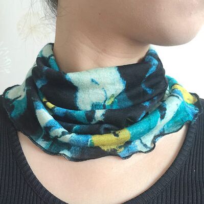 女款围脖脖套 女 冬季防晒百变无缝魔术头巾 套头围脖 -围脖