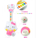 Hello Kitty凯蒂猫儿童音乐吉他琴玩具KT118D-01A	