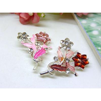 韩版时尚个性胸针 女花瓣水晶高档花朵胸花 精品水钻配饰 -18号