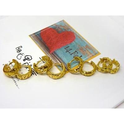 新款 黄金耳钉耳坠黄金首饰品 黄金耳环