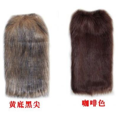 特价 护腿2合一脚套 腿套皮草40cm皮草护套