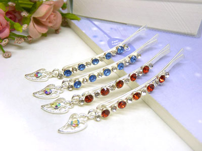 水钻皇冠一字夹边夹发夹对卡对夹刘海卡发饰头饰品 -35号