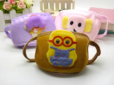 冬季可爱 女士防尘保暖纯棉加厚透气卡通立体口罩