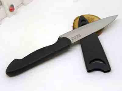 阳江洹新陶瓷刀具 水果刀  切削果皮刀 带刀套	4英寸