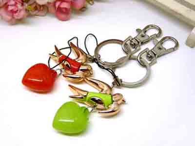 韩国 男士女情侣钥匙扣 可爱钥匙圈汽车钥匙扣挂件