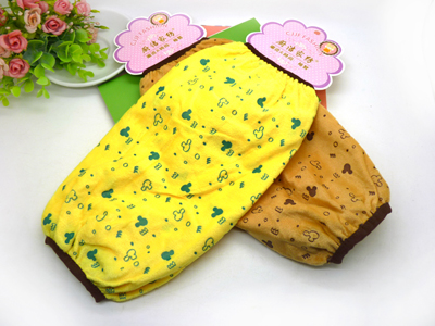 韩国儿童冬季中长款袖套女士办公套袖防污护袖成人绒布袖筒 -1号