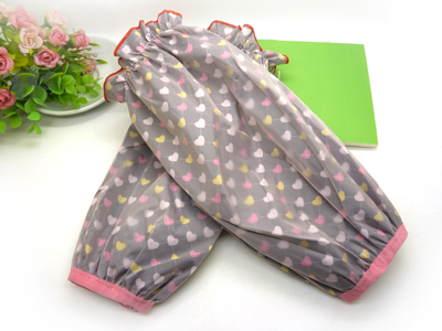 韩国蕾丝花边双层防水长款袖套情侣亲子办公家务袖套 -2号