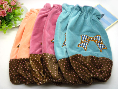 新款 长款防水防污秋冬季套袖/成人儿童双层蕾丝袖头批发 -6号