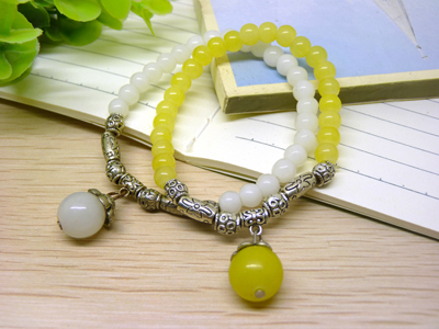 新款 晶鸣水晶 蓝虎眼石手链 貔貅银手串 男士女士手链情侣款礼物