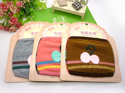 新款冬季户外防尘保暖蕾丝点点女款成人加大加厚纯棉口罩批发----5号