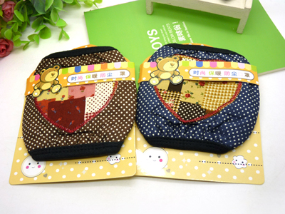 新款冬季户外防尘保暖蕾丝点点女款成人加大加厚纯棉口罩批发