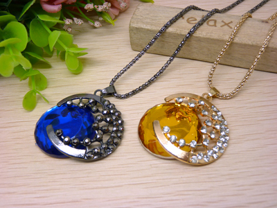 新款 男士女士长款装饰项链 复古衣服挂件星座配饰品