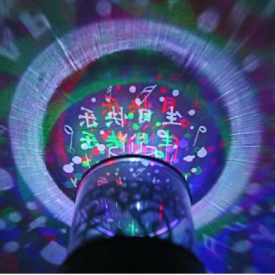 韩版LED浪漫彩色星空灯投影灯-生日快乐