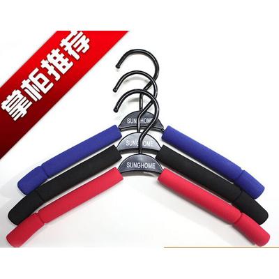 特价 韩版 买贵退款成人海绵衣架防滑衣挂塑料衣服撑服装店无痕衣架