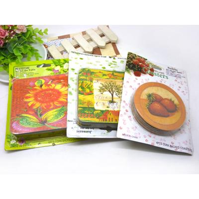 美式复古板画酒吧装饰品壁画家居怀旧创意挂画墙面装饰壁挂壁饰1袋4片