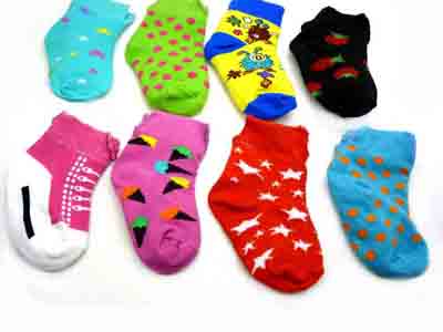 2016爆款双层保暖开口袜 纯棉 男女宝宝袜子 加厚 秋冬1-3岁	