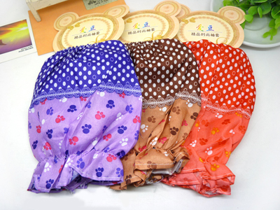 韩版蕾丝碎花短款袖套 防污办公护袖/套袖冬季女袖头厂家批发