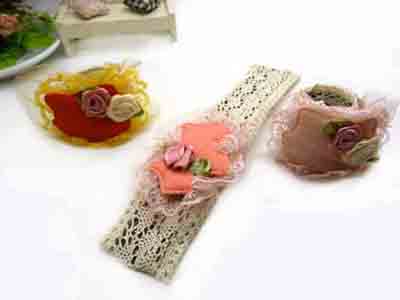 爆款韩版 秋冬 蕾丝卡通新品 啪啪圈 拍拍圈 发圈 秋冬款 头花