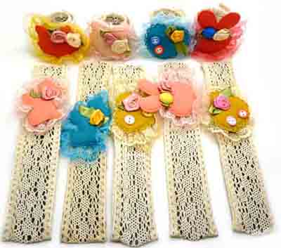 爆款韩版 秋冬 蕾丝卡通新品 啪啪圈 拍拍圈 发圈 秋冬款 头花