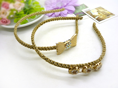 韩版细镶钻珍珠发箍 头箍韩国 水钻简约甜美发卡压发头饰发饰发带