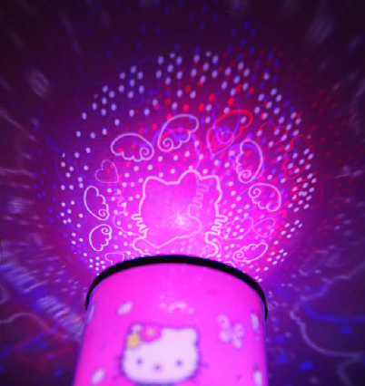 韩版LED浪漫彩色星空灯投影灯-彩色KT