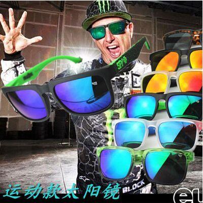韩国太阳镜男女复古镜面太阳镜运动眼镜时尚墨镜（送眼镜袋）