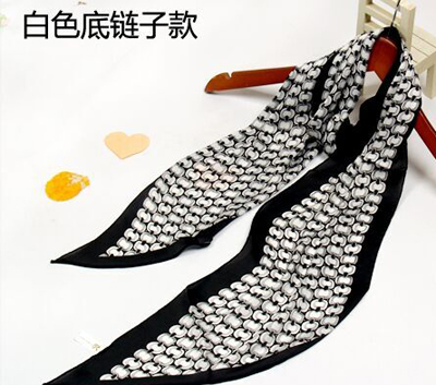 特价 买贵双倍退款条纹 圆点 海鸥新款丝巾 厂家丝巾批发窄版三角巾