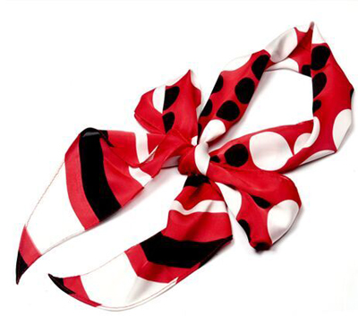 特价 买贵双倍退款条纹 圆点 海鸥新款丝巾 厂家丝巾批发窄版三角巾