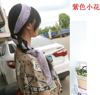 特价 买贵双倍退款条纹 圆点 海鸥新款丝巾 厂家丝巾批发窄版三角巾