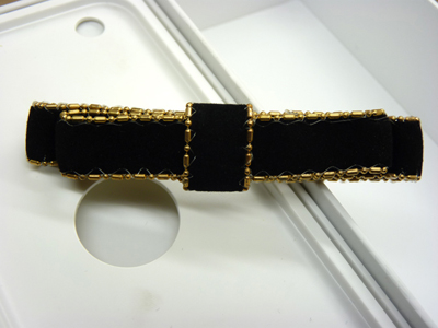 韩版阿吉豆同款黑色发饰马尾夹弹簧夹