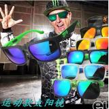 韩国太阳镜男女复古镜面太阳镜运动眼镜时尚墨镜（送眼镜袋）