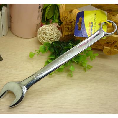 精品进口GOMER铬钒钢扳手工具19号 全长23cm两用扳手梅花开口扳手