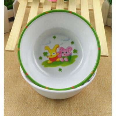 食品级别8813儿童喂养餐具 密胺碗PP碗 仿瓷宝宝碗 儿童卡通碗防摔